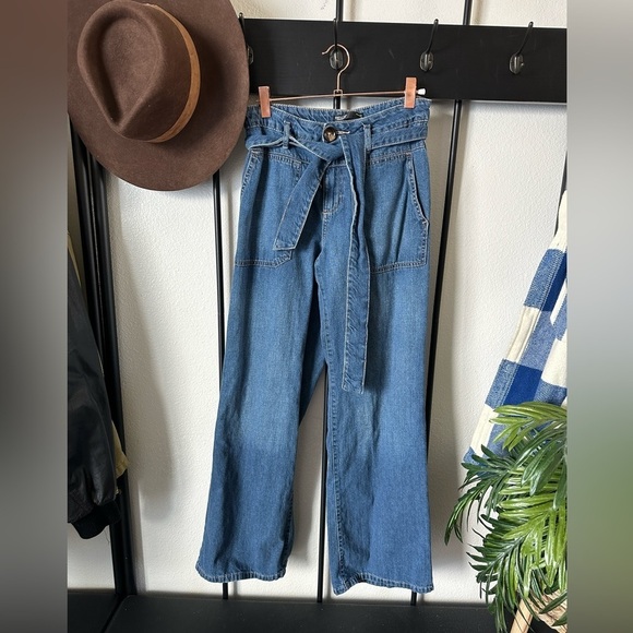 Simply Vera Vera Wang Denim - Vera wang medium wash wide leg trousers denim jeans retro vintage pants